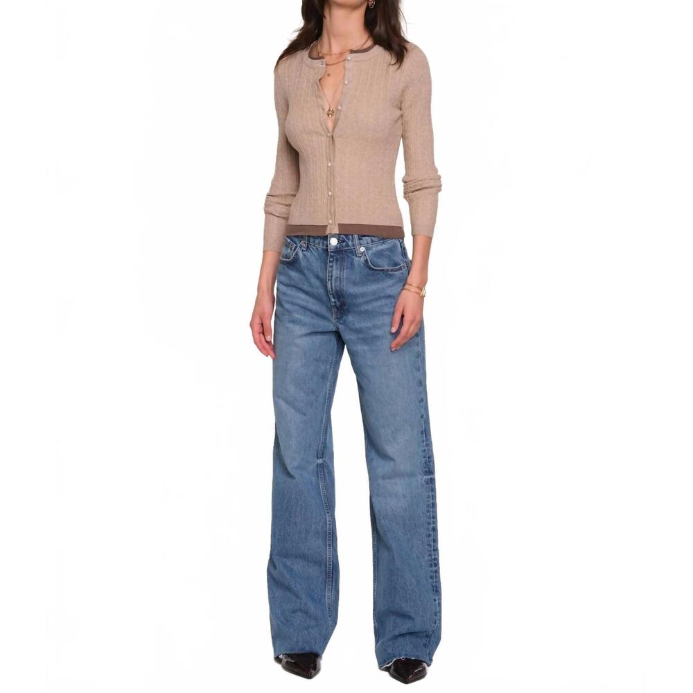 NEW HEARTLOOM loretta premium textured cardigan in wheat